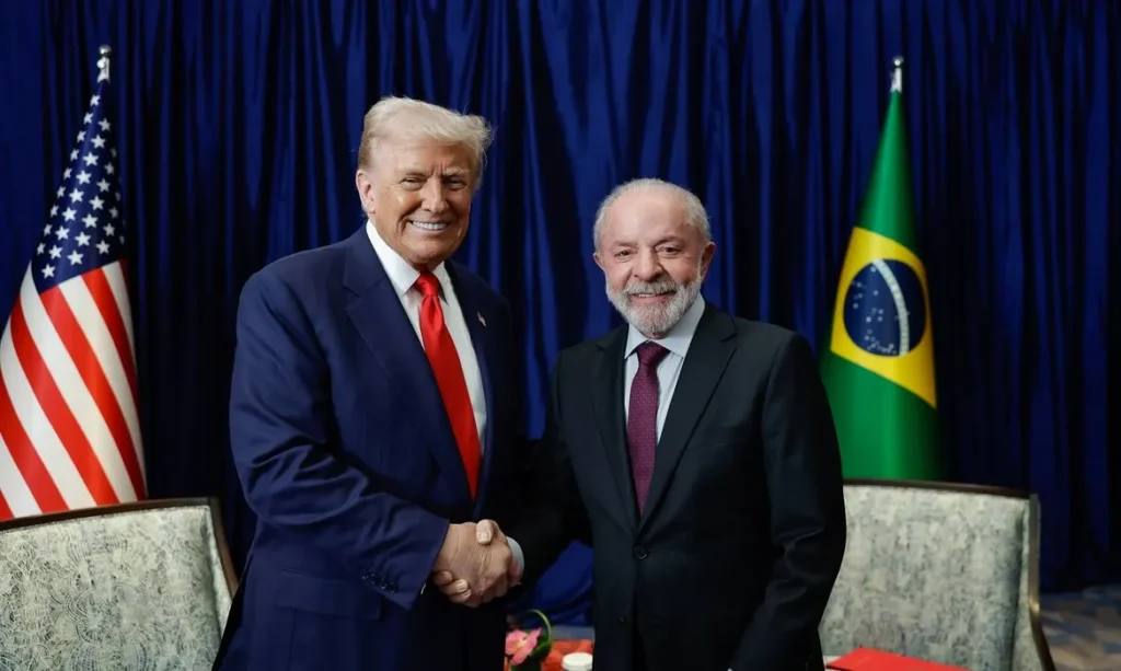 Lula e Trump se reúnem em Washington para discutir comércio e combate ao crime organizado
