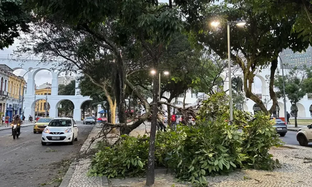 Vendaval no Rio de Janeiro: centenas de milhares ainda sem energia elétrica