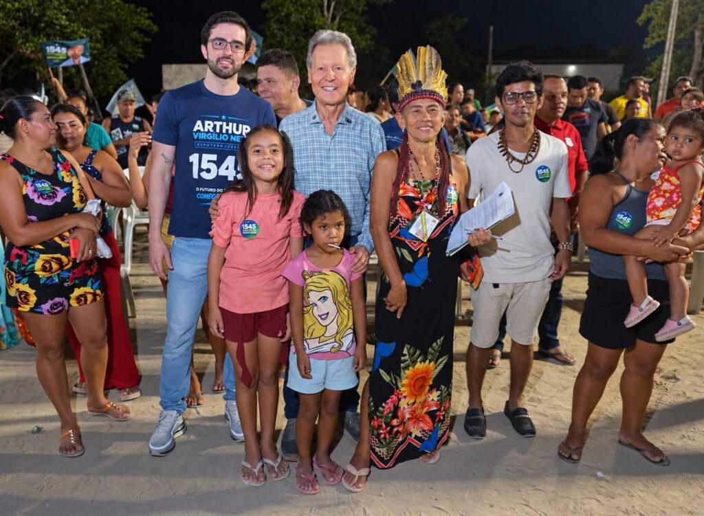 Na comunidade Santa Inês, Arthur Virgílio Neto reforça defesa dos povos originários e propõe hospital nacional indígena em Manaus