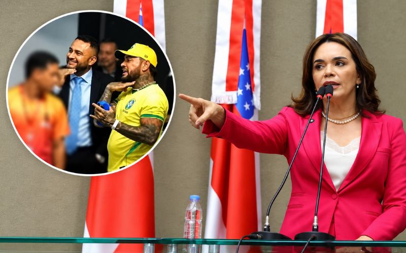 Justiça Eleitoral suspende porte de armas de Sargento Salazar e Kidson Maia após gesto de “degola” contra Alessandra Campelo em debate